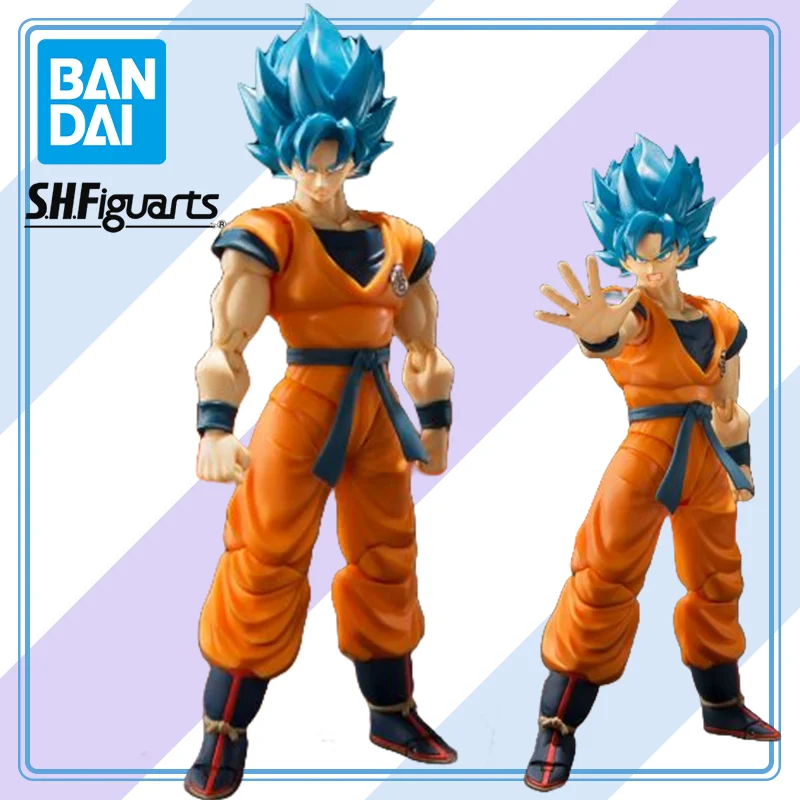 

【100%original】BANDAI Dragon Ball Super Broly - Son Goku SSGSS - S.H.Figuarts - Super Collection Series Model Cartoon Charact