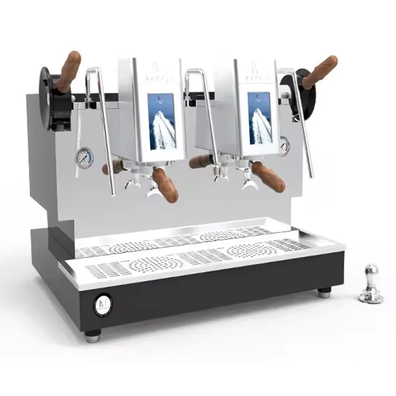 Semi Automatic 9 Bar Coffee Machine 2 Group Manual Espresso Coffee Machines