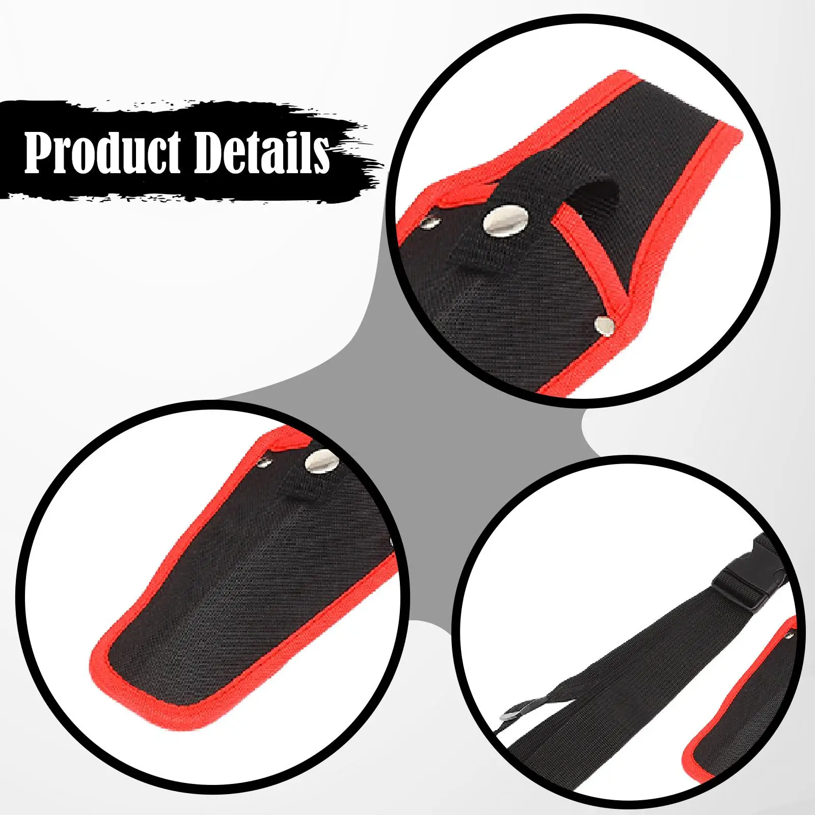 Tool Pouch Bag with Waist Belt Water Resistant Canvas Scissors Holder for Garden Pruning Shears Pliers Handyman Storage