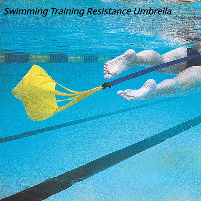 Adjustable Swimming Resistance Training Water Bag Strength Exerciser Drag Parachute Swimming Pool Accessories Piscina