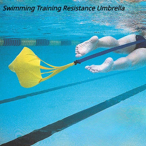 조정 가능한 수영 저항 훈련 워터 백, 근력 운동기, 드래그 낙하산 수영장 액세서리 