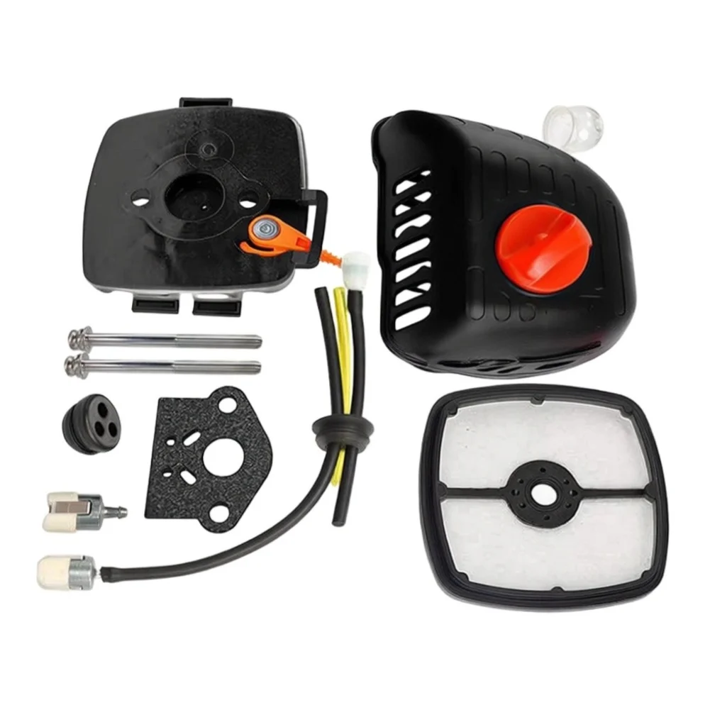 For Brush Cutter Fuel System Maintenance for Air Filter Cover Kit Garden Tool Repair Comprehensive Replacement Components
