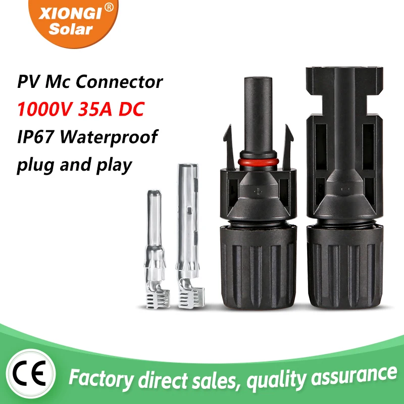 

5 10 20 30 40 50 60 70 80 пар солнечный PV-разъем штекер и гнездо 2,5 В постоянного тока 35 А солнечные панели-разъемы для PV-кабеля/4/6 мм2