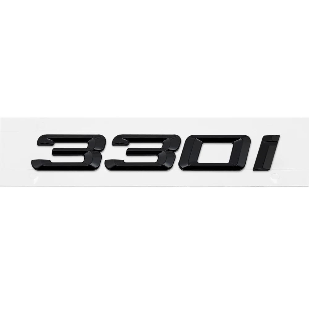 For BMW G20 G21 G28 F30 F31 F34 F35 E90 E91 E92 E93 E46 DIY Sticker Rear Trunk Badge Plastic Decal 3 Series 328i 330i 335i 340i