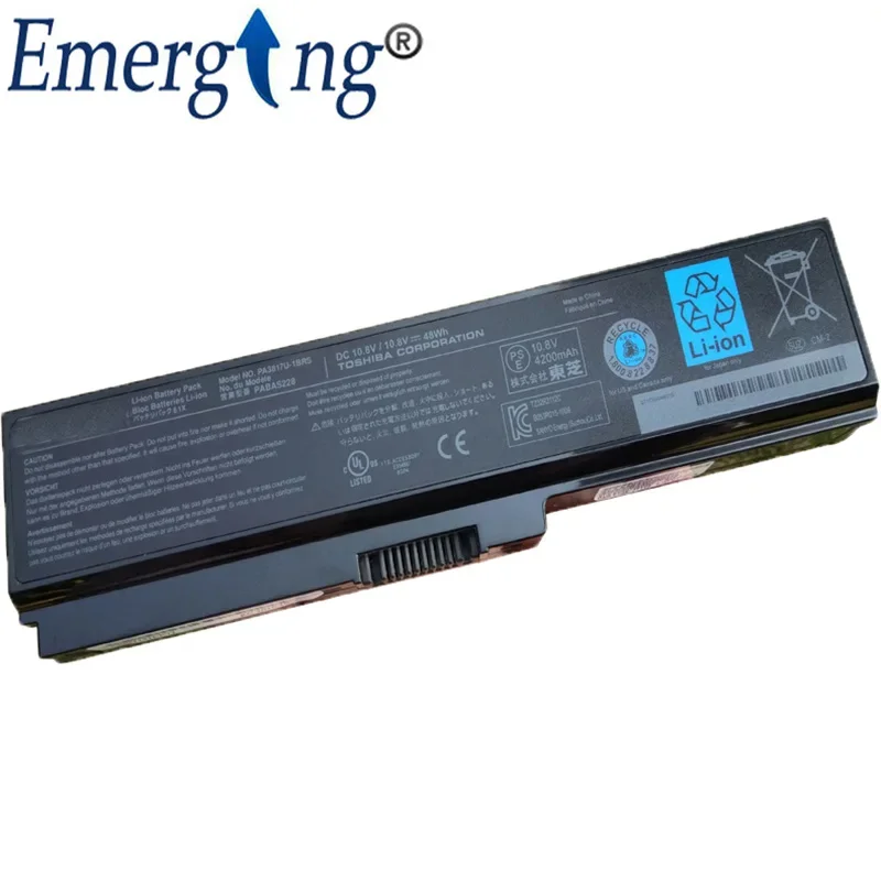 10.8v Laptop Battery For Toshiba C600 L600 L635 L655 L735 L510 M800 M900 A665 P755 PABAS229 PA3817 PA3634