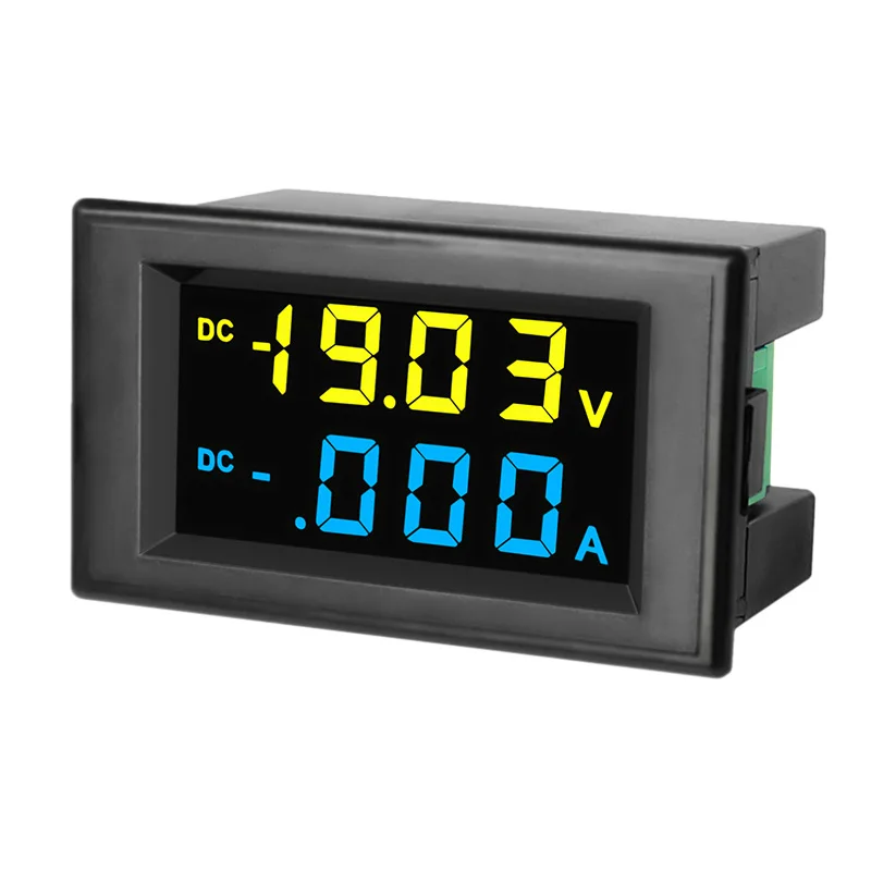 Mini Digital HD type DC voltage ammeter dual display digital display LCD digital display D85-3050AG AC220V 10A 50A