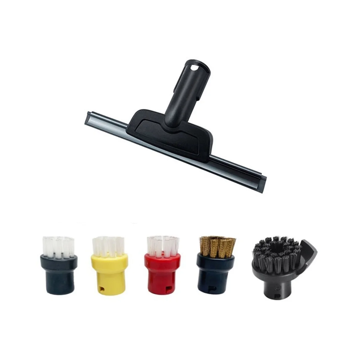 

For Karcher SC2 SC3 SC4 SC5 CTK10 CTK20 Window Nozzle Scraper Round Brush for Steam Cleaner Mirrors Moisture