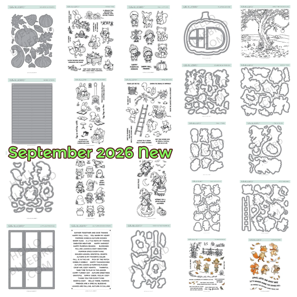 September 2026 Neue Herbststimmung Gemütlicher Kürbis-Stempel Metall-Stanzformen für DIY Handgemachte Karten, Scrapbooks und Foto-Dekorationen