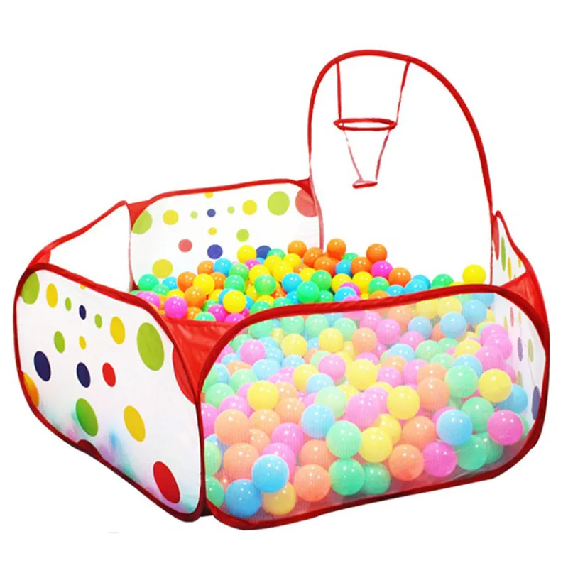 Tente de basket-ball drôle pour enfants, jouet facile à plier pour bébé, fosse à balles, maison de jeu, jardin, piscine, offre spéciale, nouveauté, 90cm