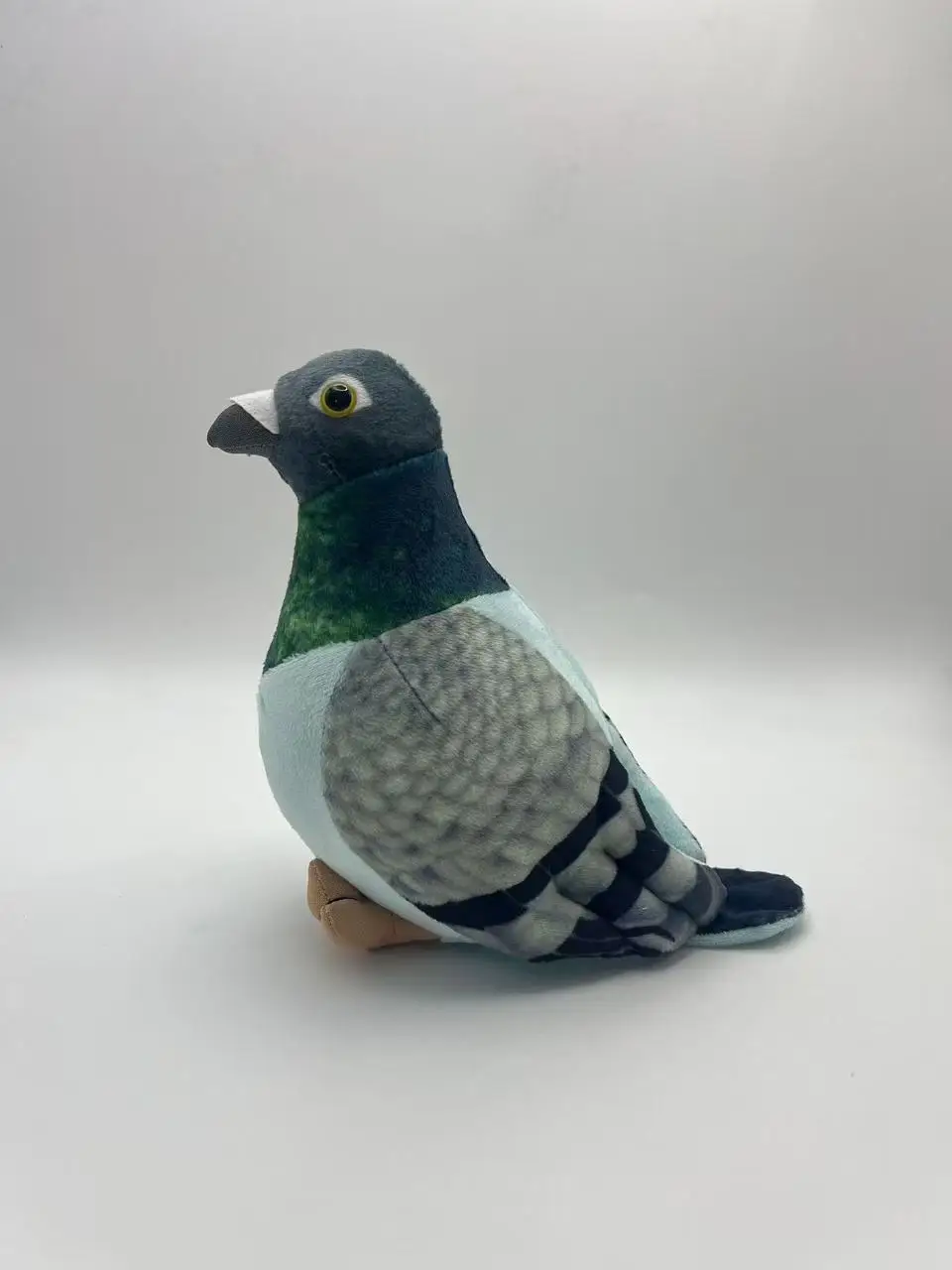 New Lifelike Bird Plush Toys Simulation White Green Pigeon Lovely Magpie Stuffed Animal Doll Photography Props Home Decor Gifts