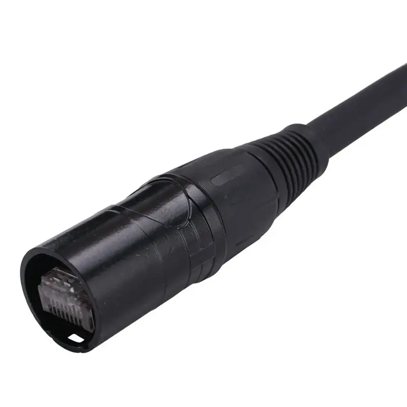 -[A51I Digital]2X CAT6 Ethercon Cable Ethercon-Compatible RJ45 Connector For Studio Setups, Touring, Stage Production, Concerts
