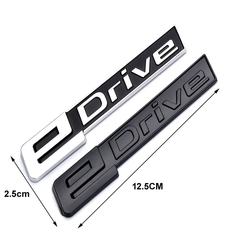 eDrive Car Side Fender Sticker Rear Tail Letter Badge Emblem Trunk Logo For Series 7 X1 X3 X5 X6 x7 i8 i3 e Drive