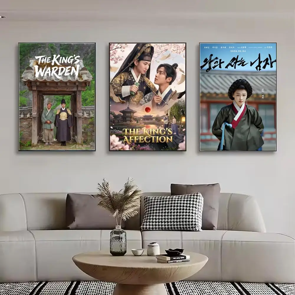 Movie The King's Warden Painting Calligraphy Stylish Canvas Poster Wall Art for Bedroom Living Room Study Home Decor Gift