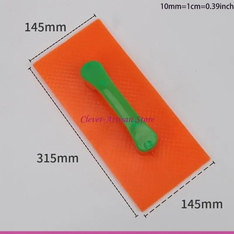 E06B البلاستيك تقديم التركيب مقبض التجصيص معطف فوقي تعويم مجرفة هيكل ملعقة خرسانية أداة 14.5x31.5/11x27.8cm