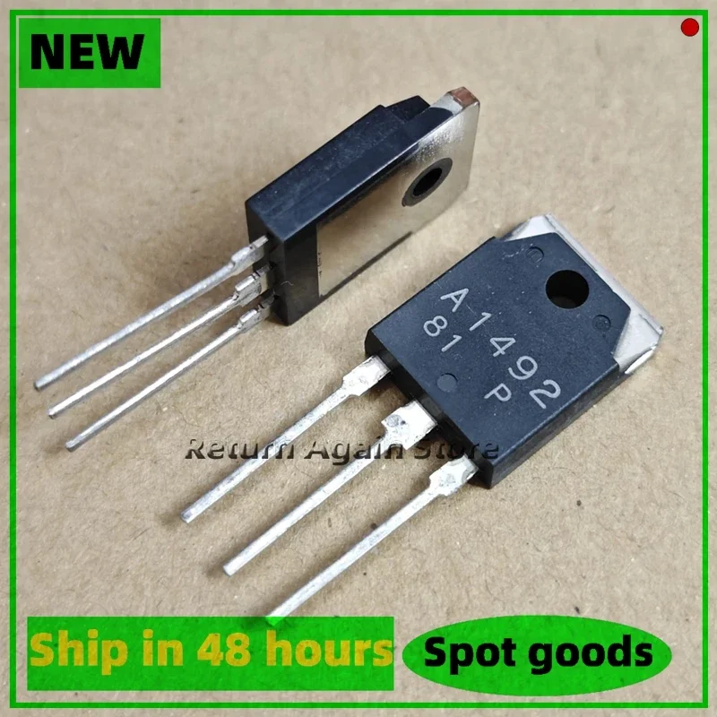 5PCS/LOT A1492 2SA1492  Audio power amplifier triode TO3P High power tube new original