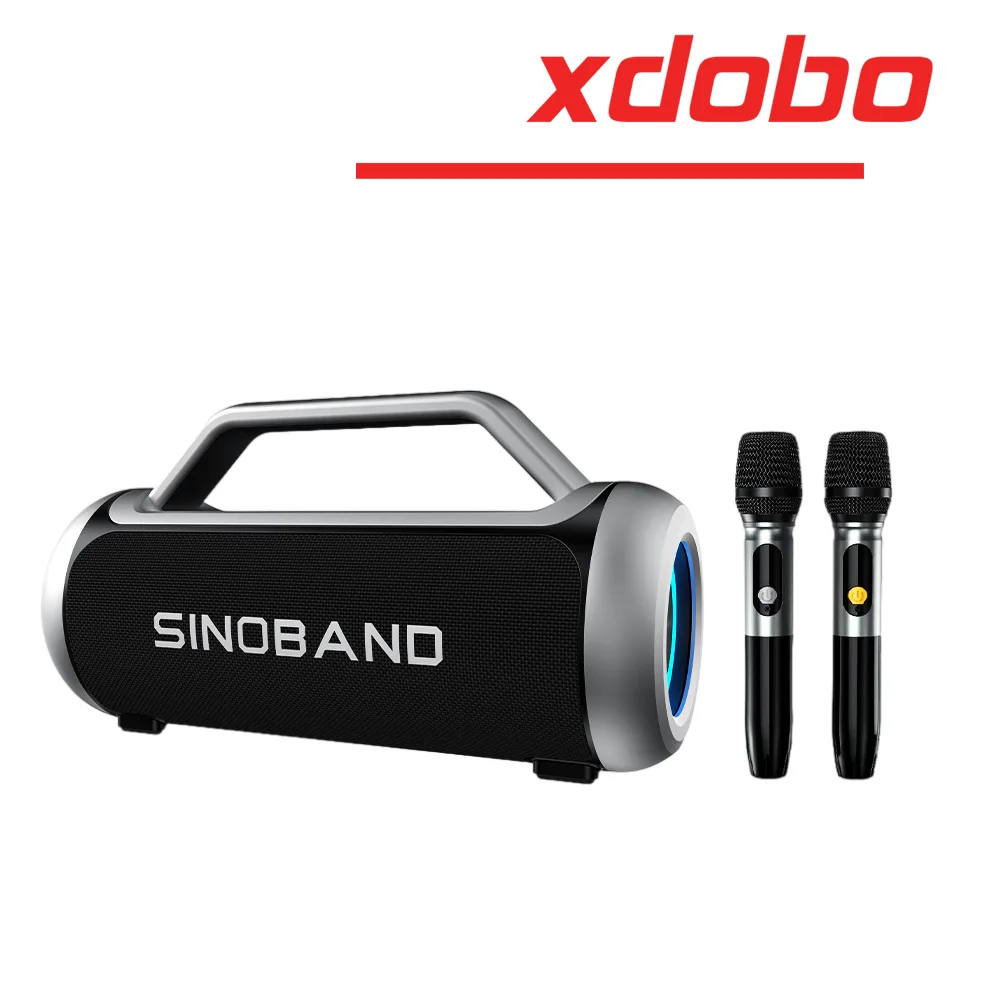 Xdobo Storm 1988 II 120WBlue Tooth Speaker Outdoor Portable Waterproof  Karaoke Wireless Sound with 2 Mic for Party Camping