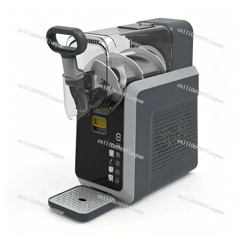 Snow Melter Cold Drink Slush Machine Ice Cream Smoothie Beverage Machine Milkshake Machine Ice Shaver Small Automatic Cleaning