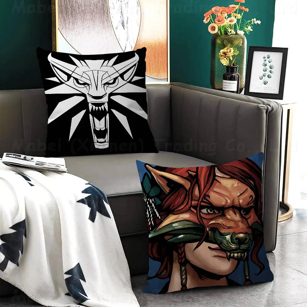 GAME The Witcher 3 Wild Hunt Cushion Cover 30x50 Polyester Sofa Cushions Decorative Throw Pillows Home Decoration Pillowcover
