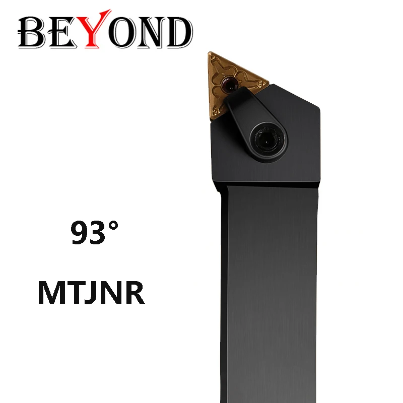 BEYOND 93 Deg MTJNR MTJNL MTJNR1616H16 MTJNR2020K16 Lathe Cutter CNC Cutting Carbide Inserts TNMG External Turning Tool Holder