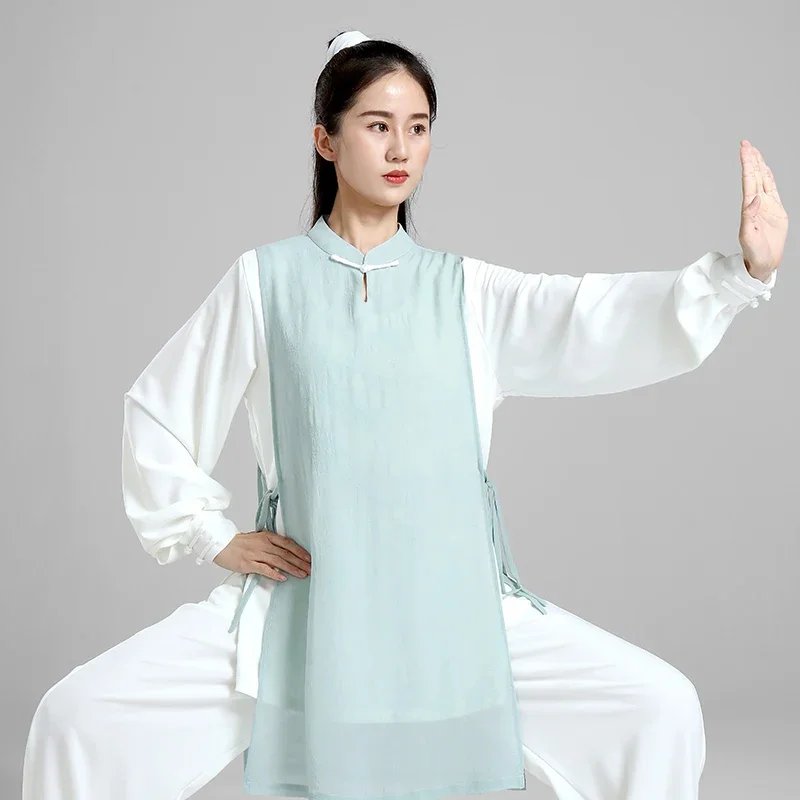 Tai Chi Clothes Women Wushu Clothes Kung Fu Competition Clothes Martial Art Uniform Wrinkle Free 2022 Cyan Free Shipping