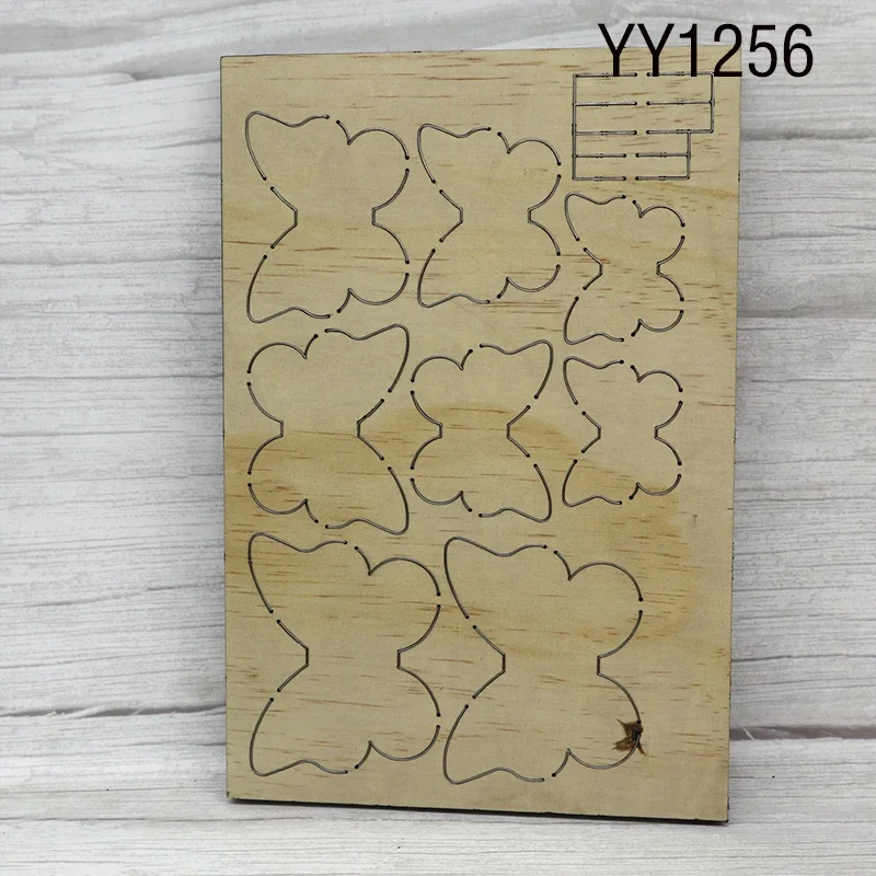 New bow  die cutting and wooden die, YY1256 is suitable for common die cutting machines in the market