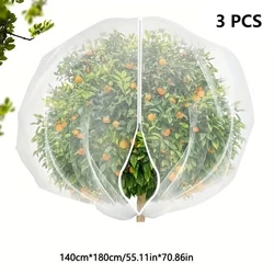 3Pcs Plant Protection Bag Cover Netting Mesh for Fruit Vegetable Tree Barrier Grapes Pest Control Anti-Bird Insect Garden Tools