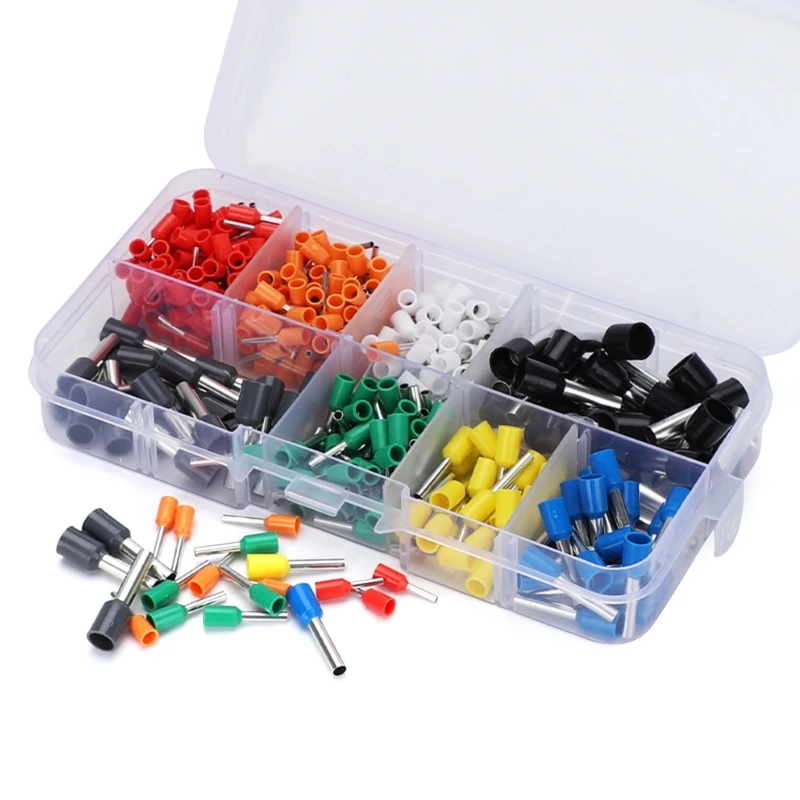 Electrician Choice 400pcs Insulated Terminals Set Comprehensive Electrical Connector set 400pcs/set for Wiring & Repairs