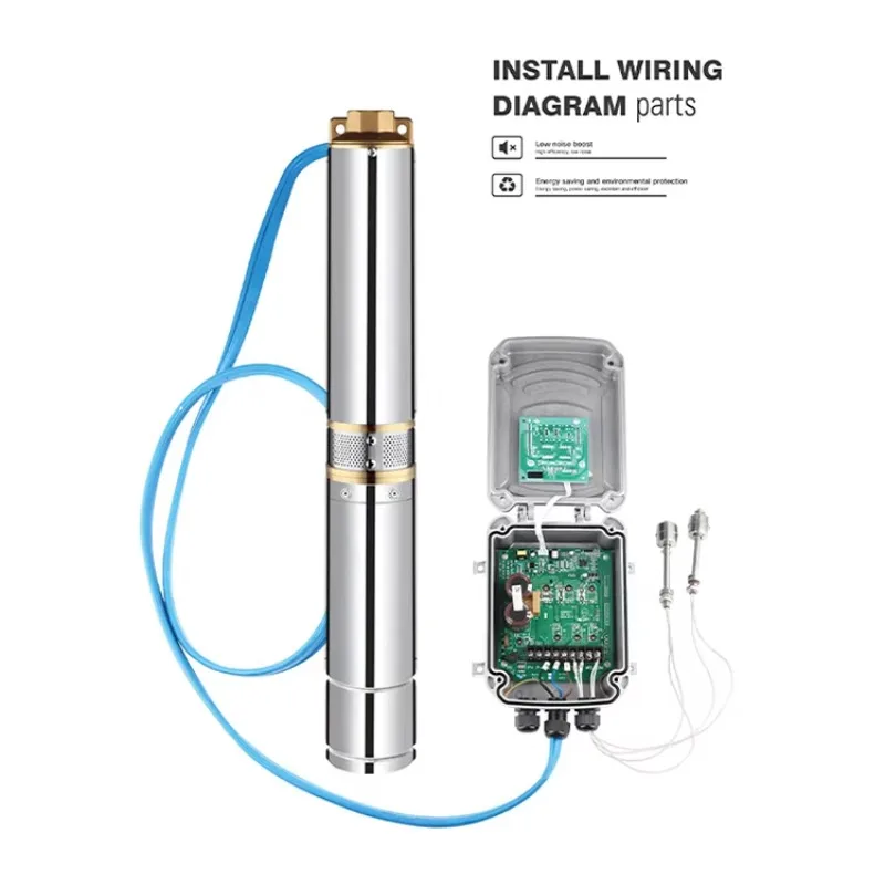 Picture 3: Q3SC3.8-180 Dc Solar Submersible Pump Solar Power Deep Well Water Pump for Irrigation