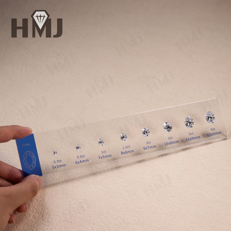Jewelry Setting Gemstones Size Diamond Carat Ring Sizer Tester Guideline Tools Comparison Jewerly Dealer Tools Set Top Quality