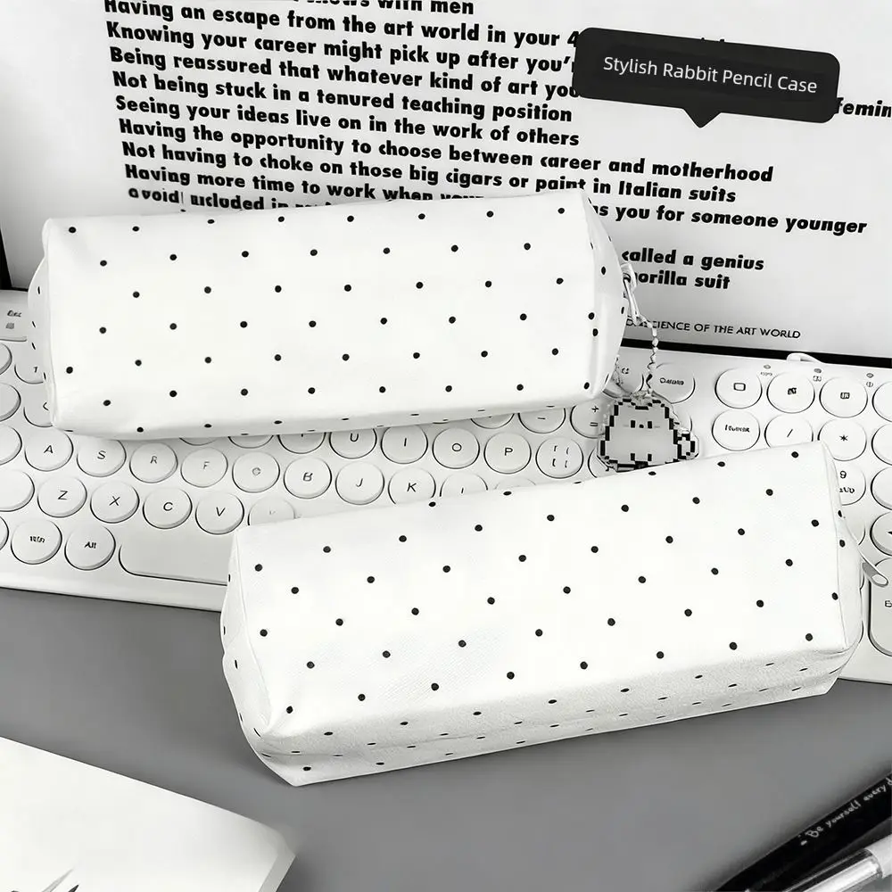 

High Quality Canvas Pen Bag Large Capacity Multifunctional Pencil Case Pen Box for Students