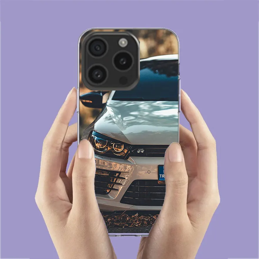 Sport Car Golf 7 Clear Phone Case For Aplee iPhone 12 13 Mini 14+ 15 Plus 16 Pro Max Cover 11 Pro X XS Max Coque Hard PC Cell