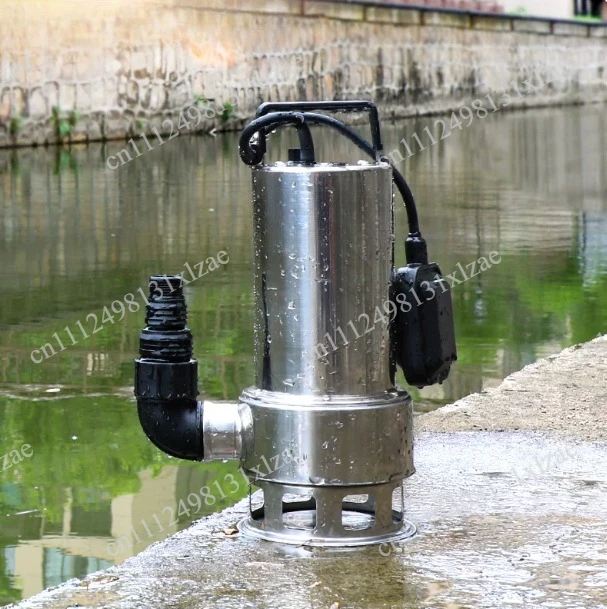 Large Flow 220V Submersible Pump for Household Well, Agricultural Irrigation and Sewage Water Pump with High Lift Performance