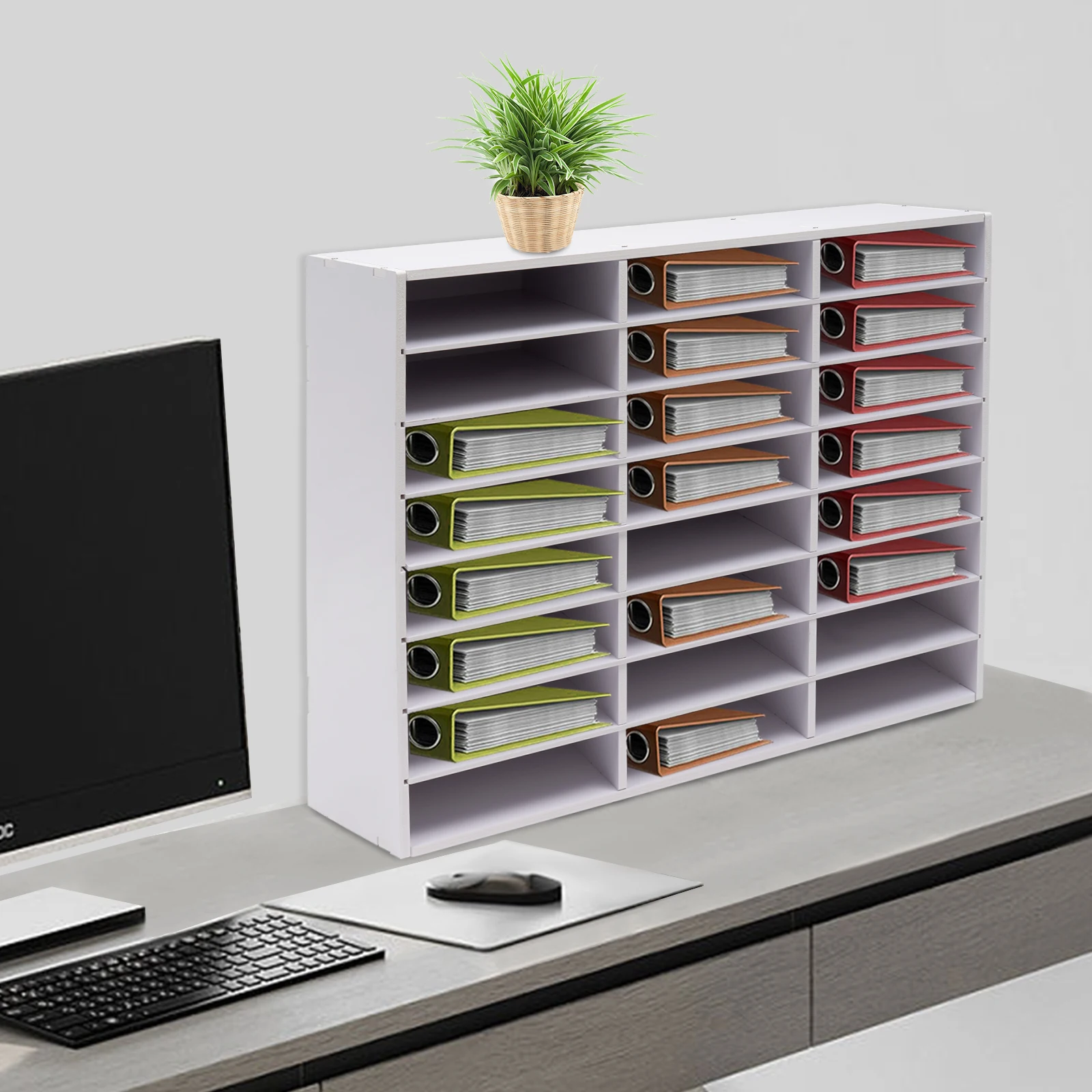 

Literature Organizer, Desktop File Holder, Office Mailbox
