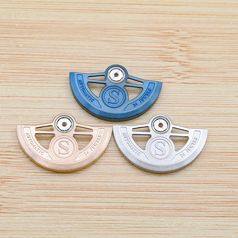 Movemen Automatischer Hammerrotor, Ersatzteile, Pendelgewicht, Uhr, mechanische Reparaturteile, passend für Seiko NH35 NH36 NH70 Uhrwerk