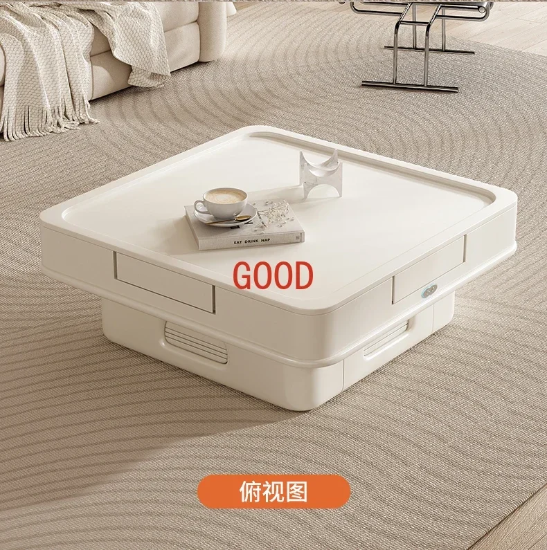 

Mahjong Table Automatic Coffee Table Double-Use Living Room Home Small Apartment Multi-Function Lifting