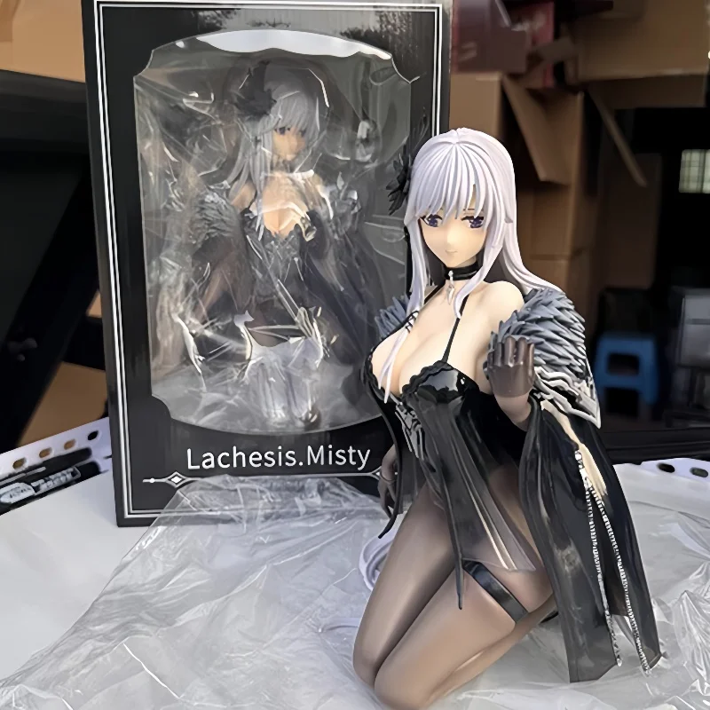 

Domestic MX Manxiang Factory 1/4 Goddess Laksis Misty figurine kneeling posture model made of thin gauze and black silk
