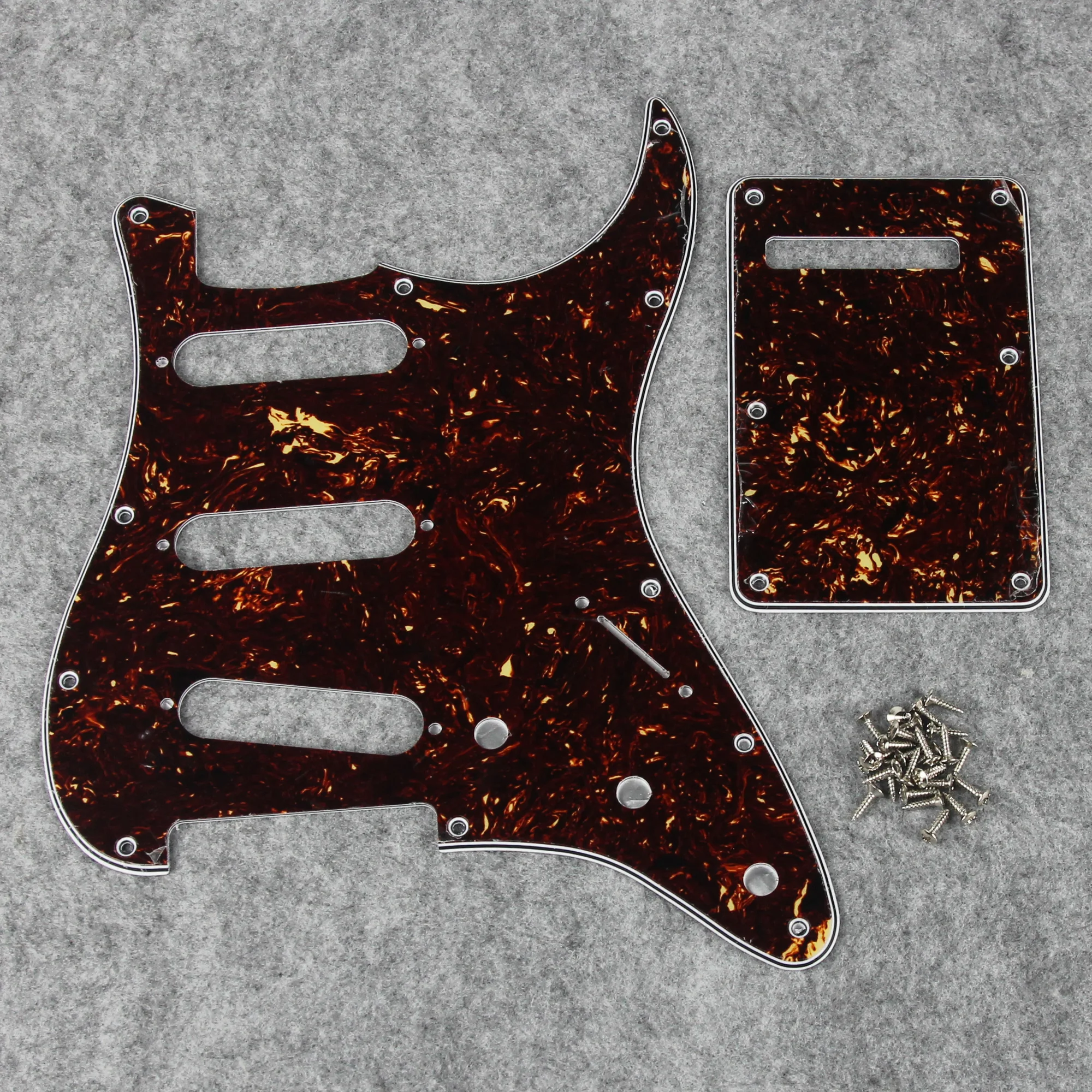FLEOR Satz SSS-Schlagbrett ST FD Gitarren-Kratzplatte, 11 Löcher, Rückplatte und Schlagbrettschrauben für E-Gitarre in den USA/Mexiko – Detail 15