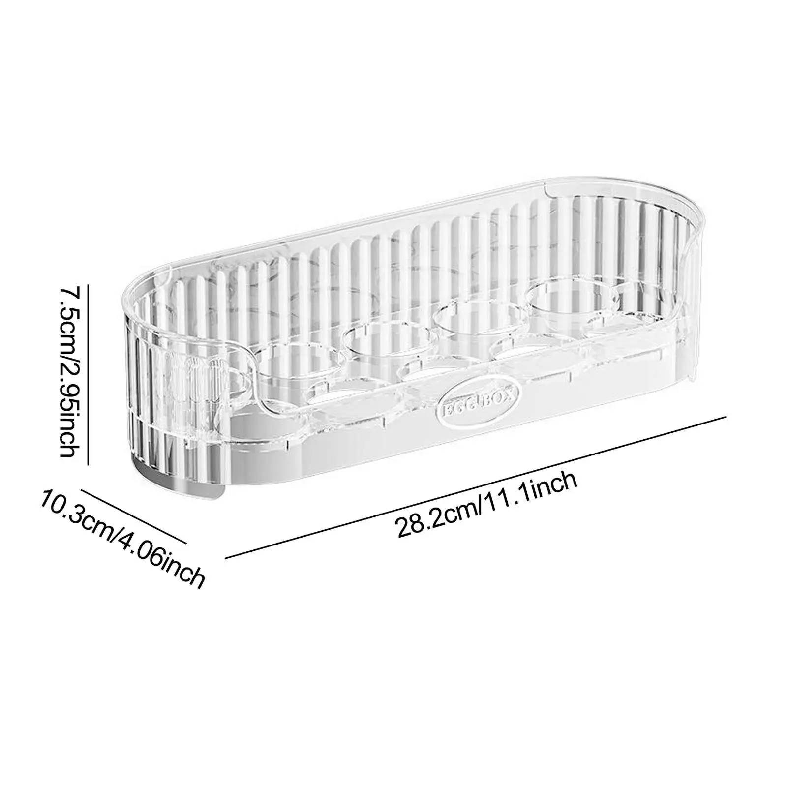

Egg Holder for Fridge Space Saving Refrigerator Egg Organizer Tray