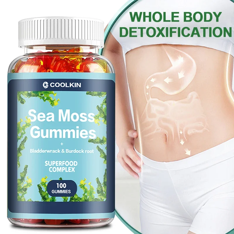 Sea Moss Gummies - Helps Boost The Immune System, Thyroid Function and Detoxification, and Improves Digestion and Absorption