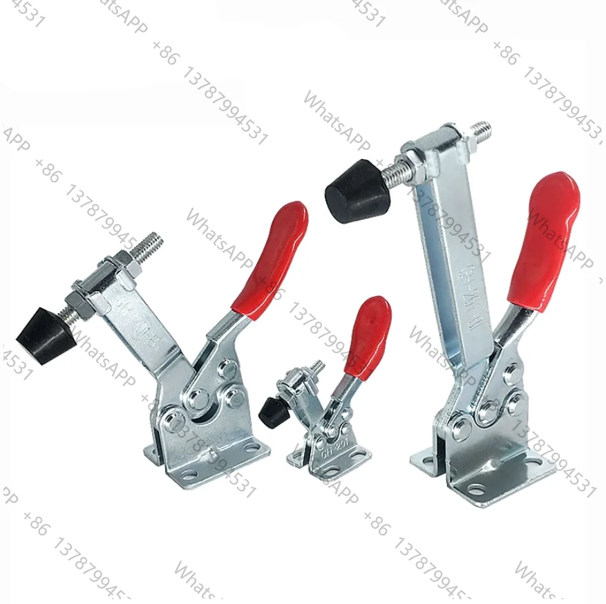1Pc Steel Iron GH201 Toggle Clamps Quick Clamper Lever Latch Fastener horizontal Woodworking Engraving Machine