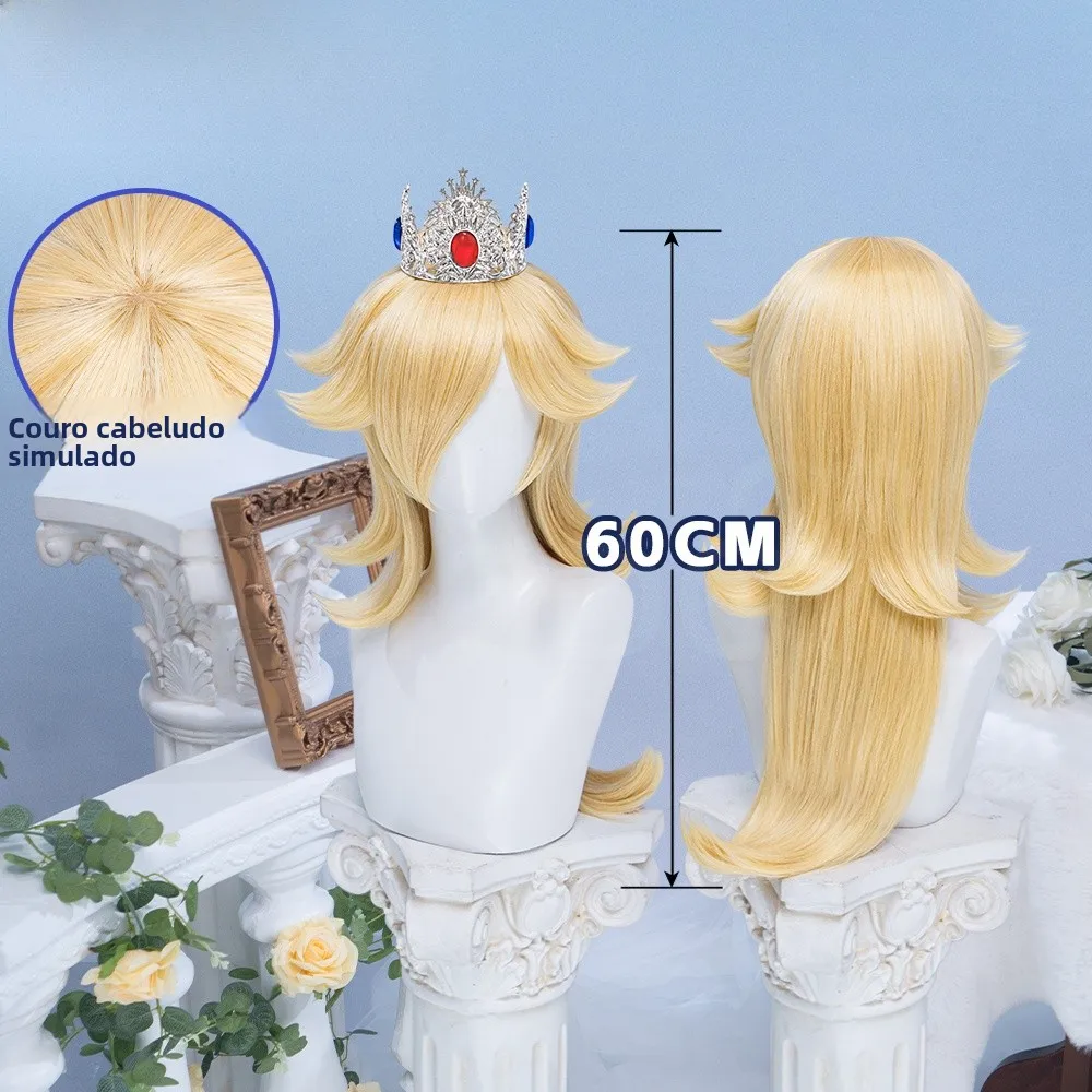dokidoki-マリオ-rosata-rojerta-コスプレウィッグ-ロングヘア-60-センチメートルトウモロコシの穂軸コスプレアクセサリーアニメキャラクターウィッグ在庫あり