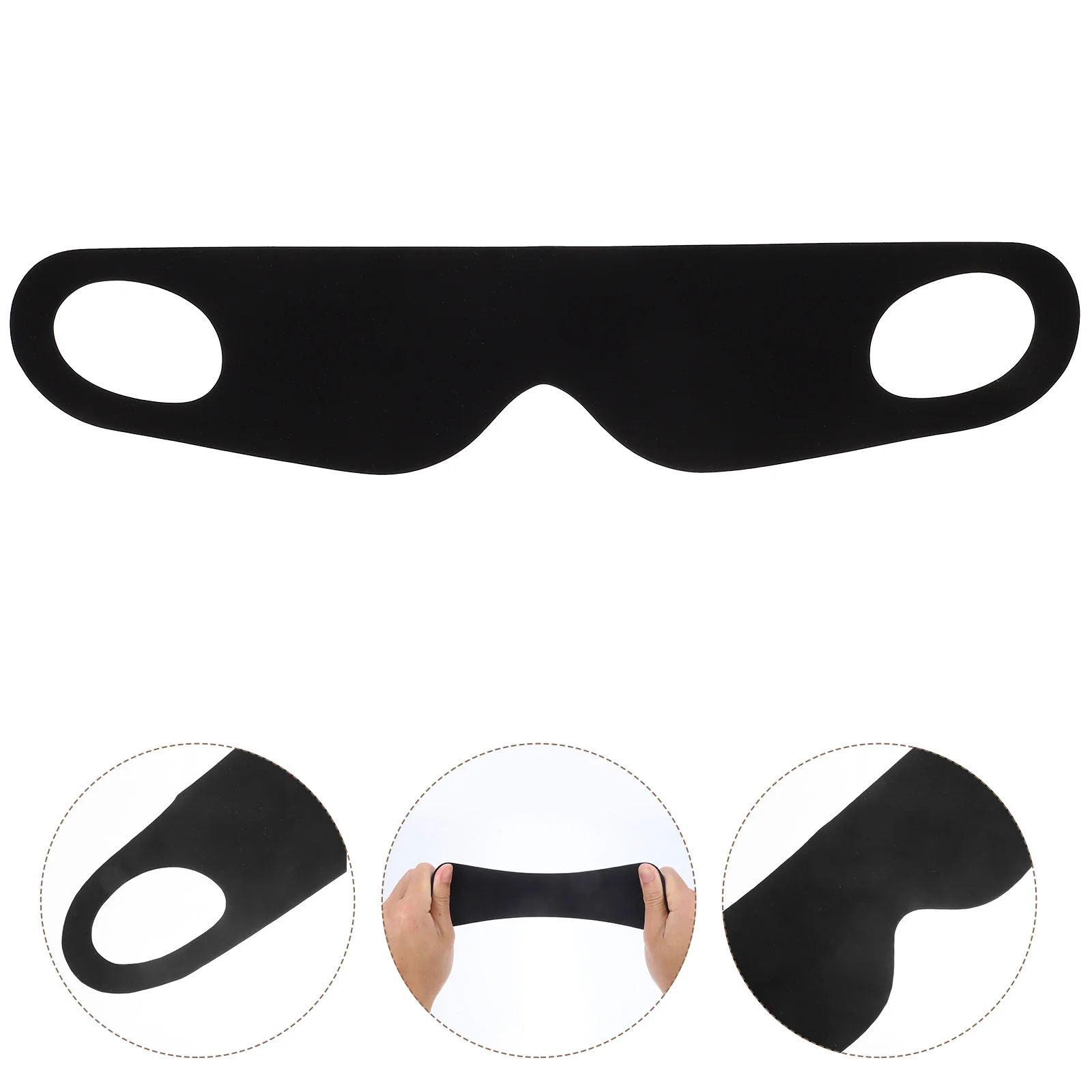 

Eye Mask Latex Lightweight Comfortable Cool Breathable Design For Travel Hotel Train Sleep Masks For Women Outdoor Sleep