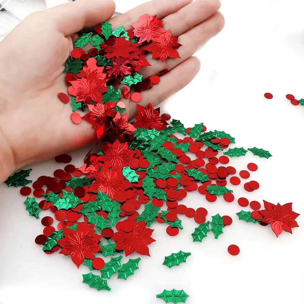 Glitzer Weihnachtsbaum Konfetti Alufolie Pailletten Weihnachten DIY Neujahr Zuhause Hochzeit Geburtstag Wurf Party Dekoration Lieferant – Detail 2
