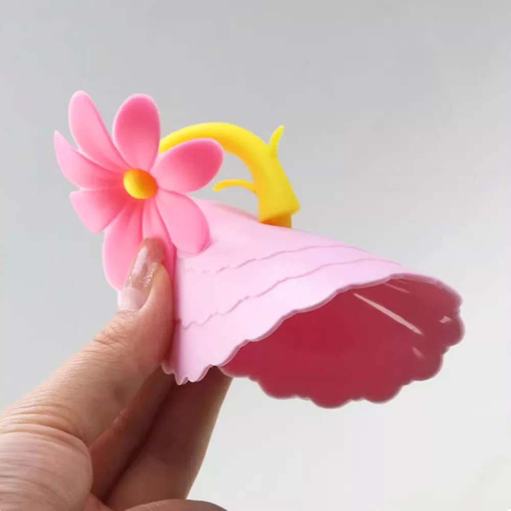 

Cartoon Cute Silicone Cup Cover Heat-resistant Leak Proof Sealed Lids Cap Dustproof Cup Cover Suction Cup Cover Tea Lid 10cm