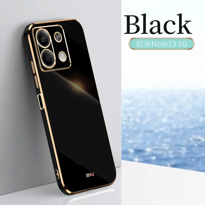 For Xiaomi Redmi Note 13 Pro Case Soft TPU Case For Xiaomi Redmi Note 13 5G Note 13 Plus Anti-Fingerprint Camera Protection 4G