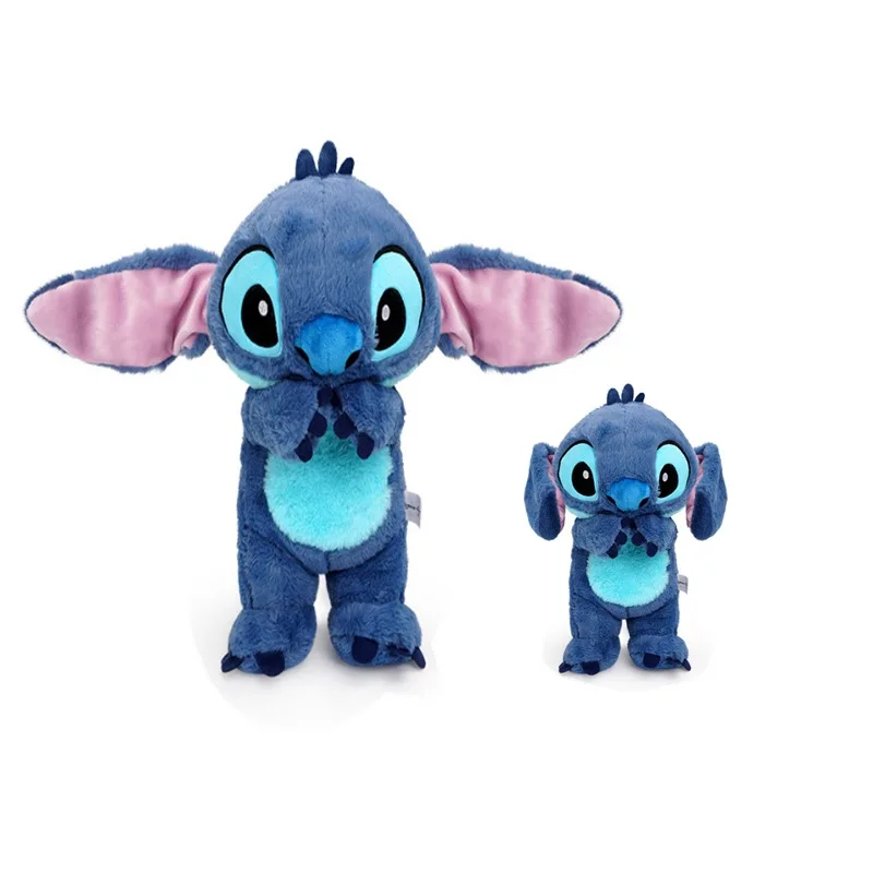 21-35CM Winnie the Alien Hairy Three-eyed Monster Doll Disney Plush Toys Stitch Plush Stuffed Doll Soft Pillow Cute Toy Gifts