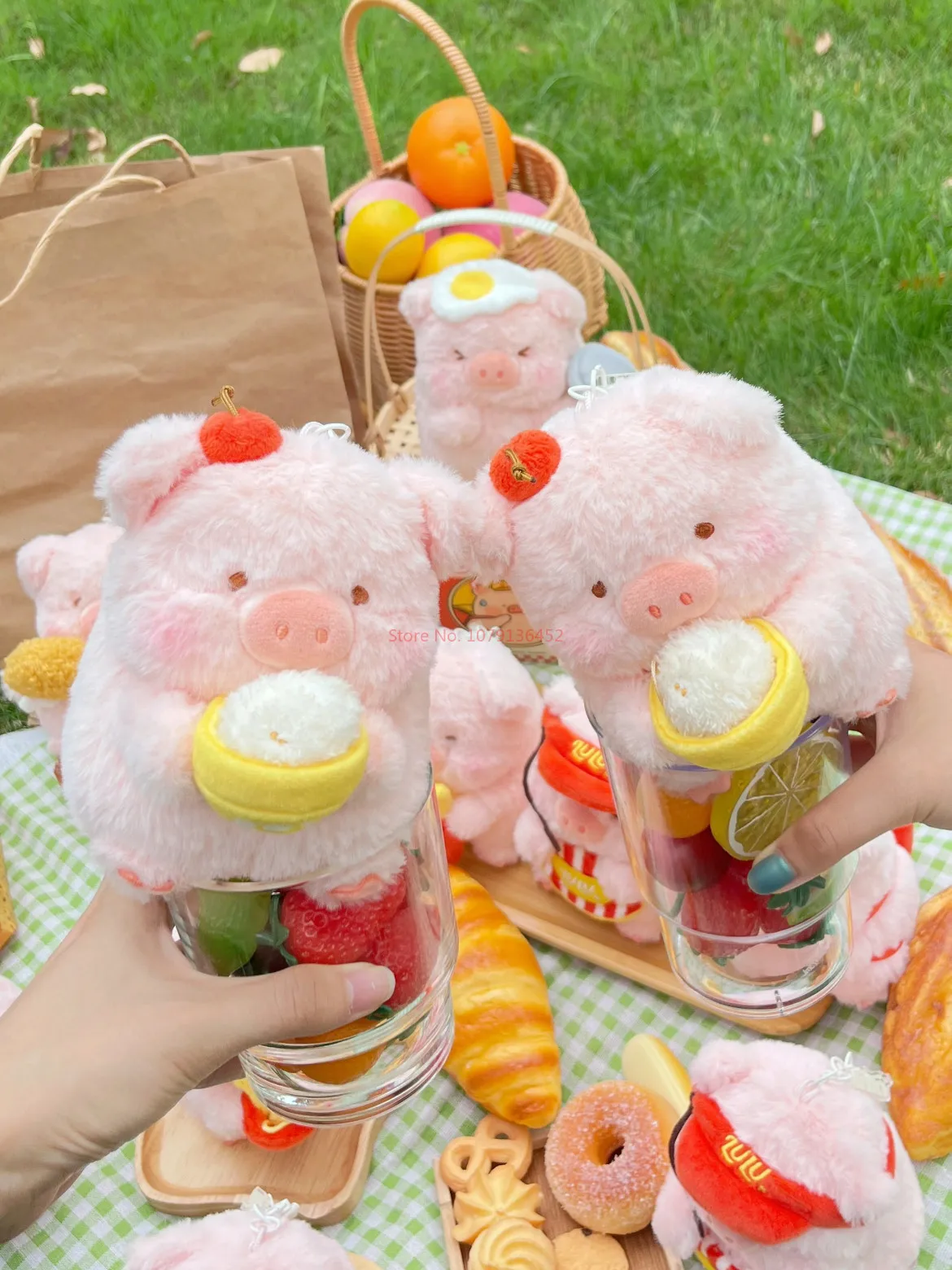 Lulu Pig House Pig Deliver Series Blind Box Animal Plush Pendant Doll Different Dolls Kawaii Doll Plushien Birthday Gifts Toys