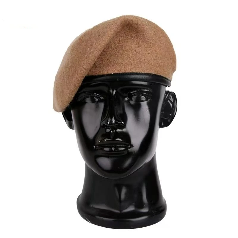 Boina Masculina de Algodão Vintage, Acessório de Moda Luxuosa para Outono/Inverno, Quente e Confortável 0942