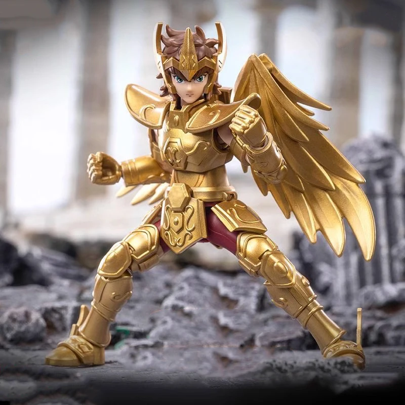 Anime Saint Seiya Stars Edition Brick Man Sagittarius Hidden Model Figure Ornament Assembly Toy Confirmed Model Birthday Gift