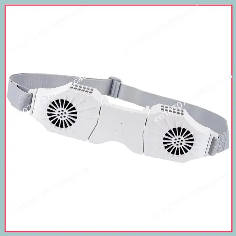 Ventilador de cintura recargable A26P con tecnología de circulación de aire Ideal para actividades al aire libre
